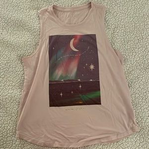 Spiritual Gangster pink tank top- M